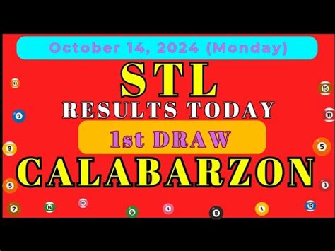 STL LAGUNA BATANGAS & QUEZON RESULTS.. ONLINE .